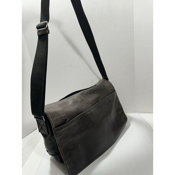 Vintage Coach Messenger Leather Briefcase Laptop Bag Strap Large H1S-5233 RARE - Picture 3 of 16